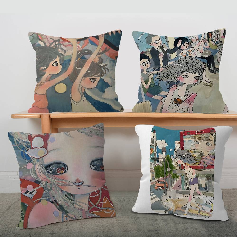 Aya Home Textiles - A-Aya Takano Kissenbezug Auto-Dekokissenhülle für Sofa