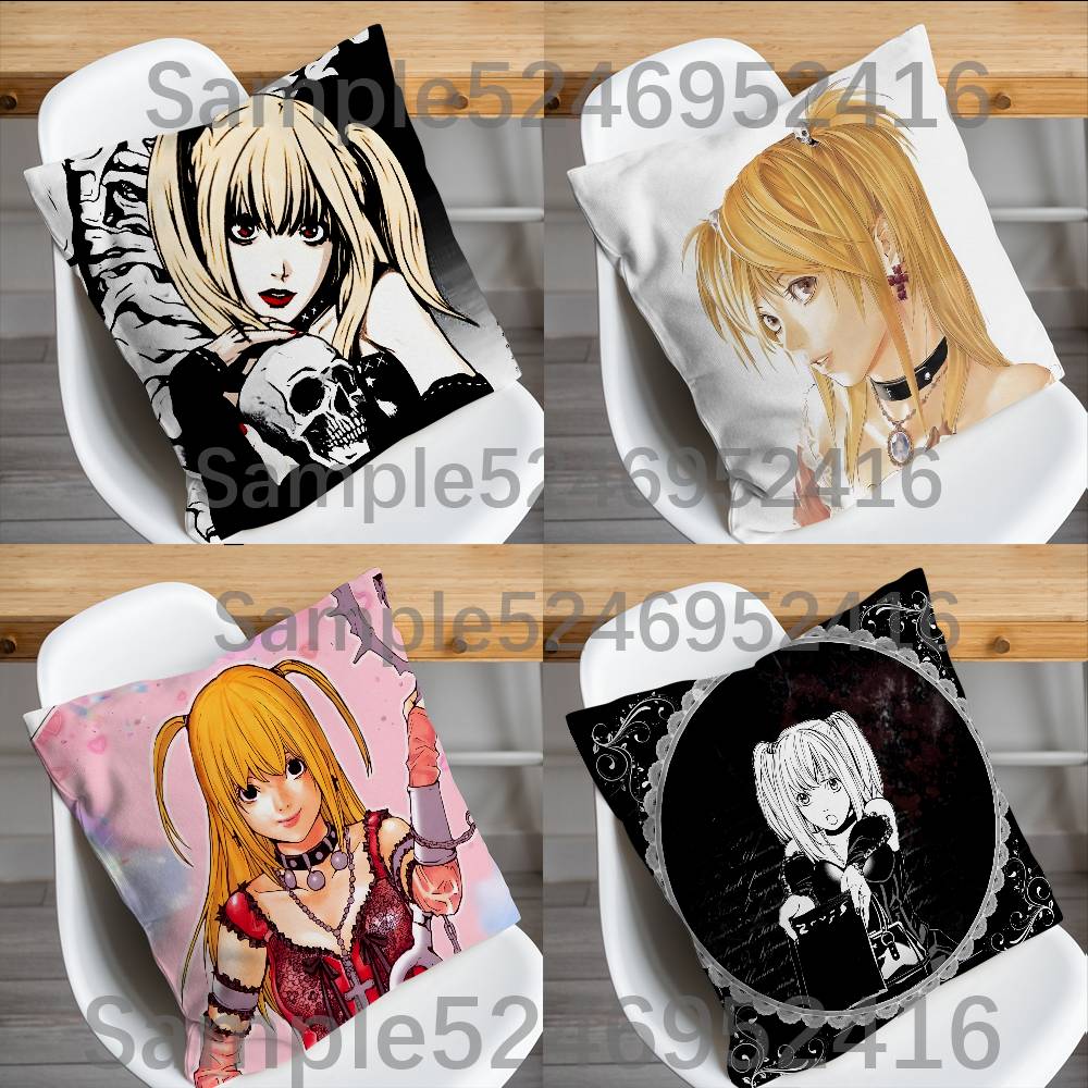 Home Textiles Notes - M-Misa Anime D-Death Note Kissenbezug, kurzer