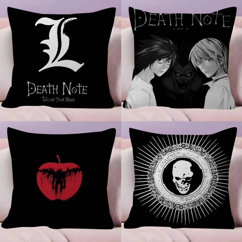 Home Textiles Notes - Anime Death Note Hororr Kissenbezug im
