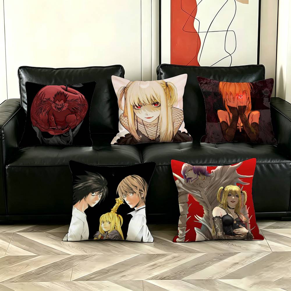 Home Textiles Notes - Klassischer Anime D-Death Note Kissenbezug für