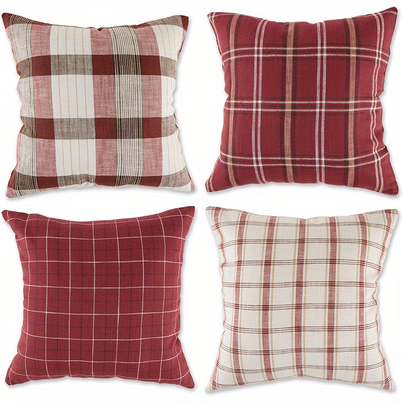 Home Textiles Plaid - Home Decor Karomuster Dekorative Dekokissenbezüge Muster