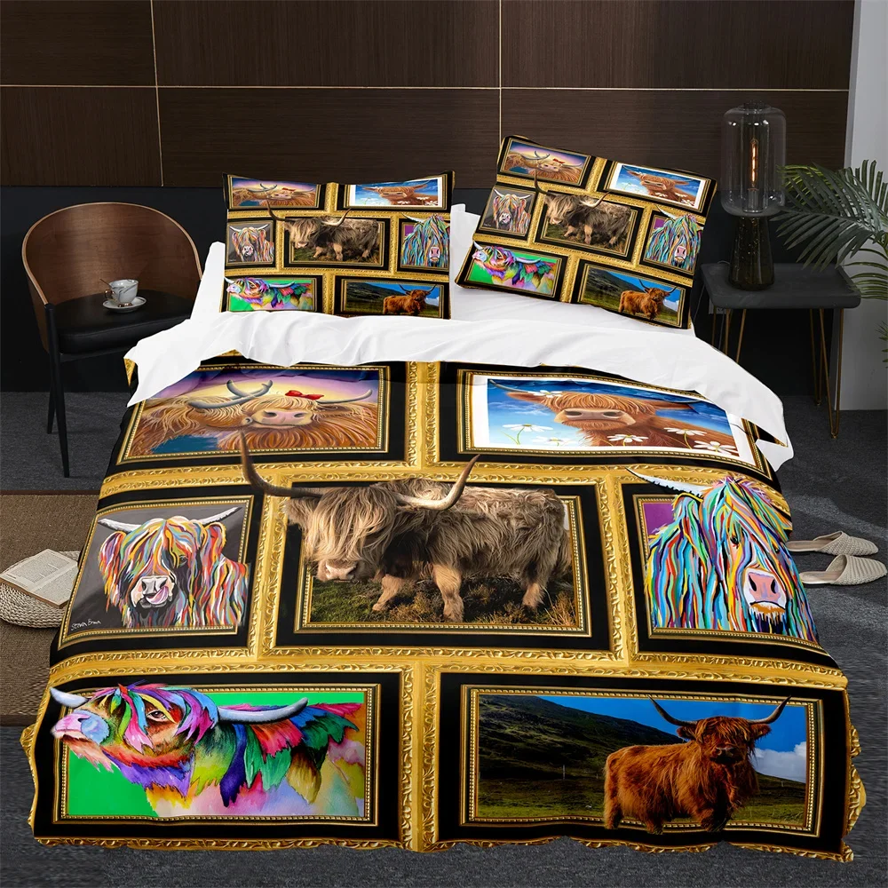 Highland Kuh Rinder Bauernhaus – Highland Home Textiles Bewertung und Preis