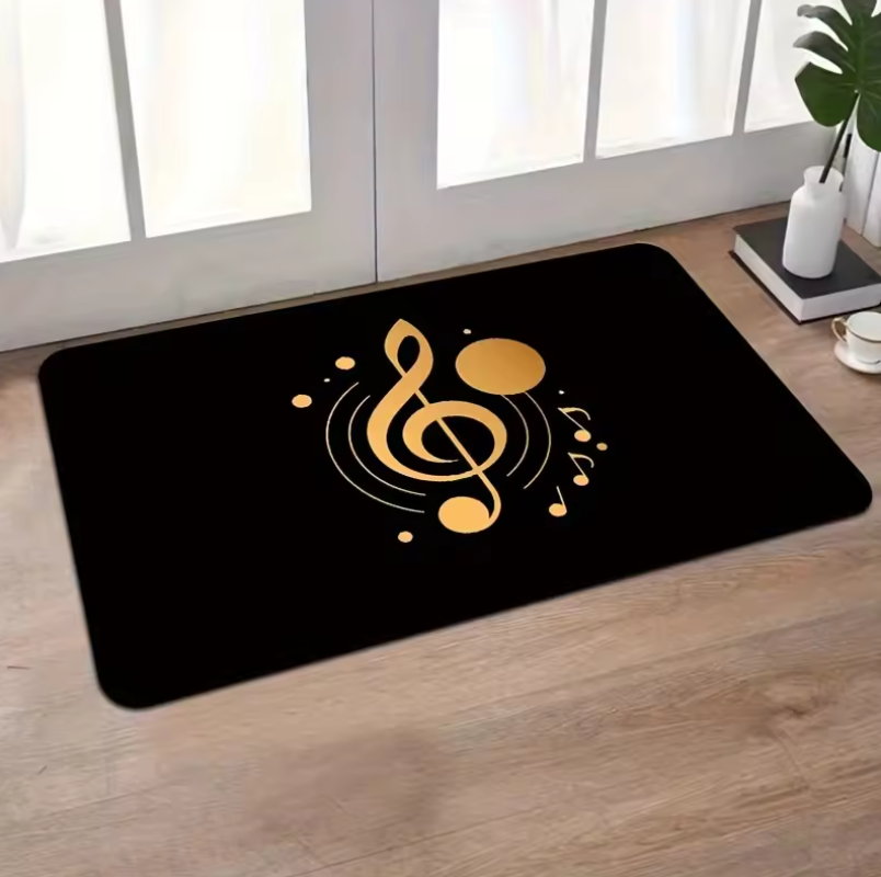 Luxuriöse Musiknoten-Matte für – Home Textiles Notes Bewertung und Preis
