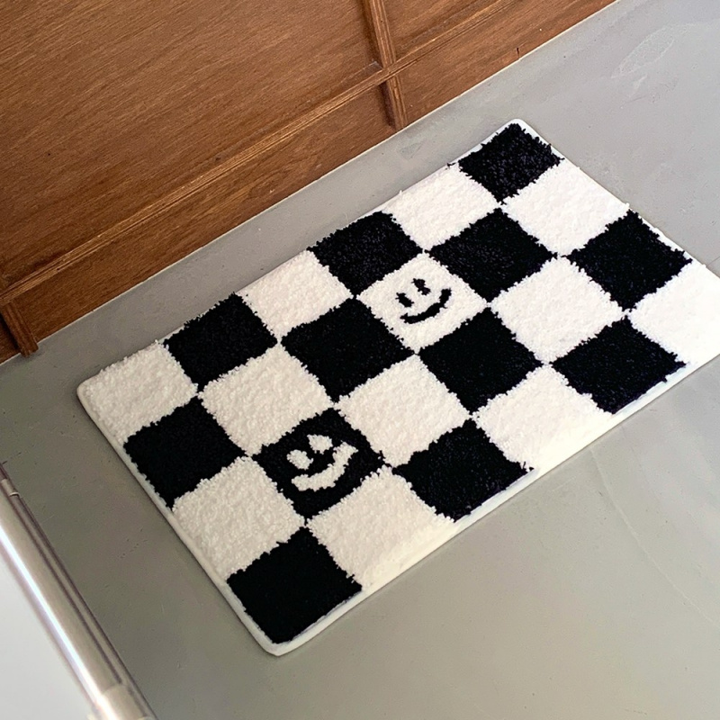 VIKAMA Fußmatte mit Schachbret – Home Textiles Plaid Bewertung und Preis