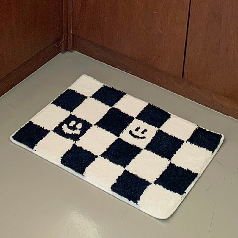 VIKAMA Fußmatte mit Schachbret – Home Textiles Plaid Bewertung und Preis