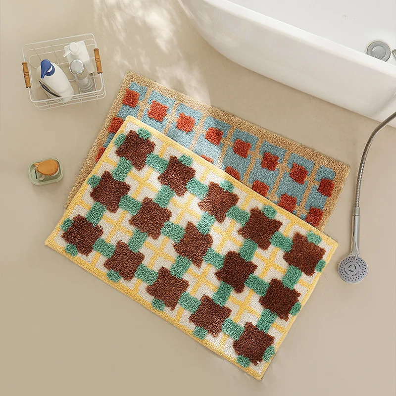 VIKAMA karierte Bodenmatte, ru – Home Textiles Plaid Bewertung und Preis