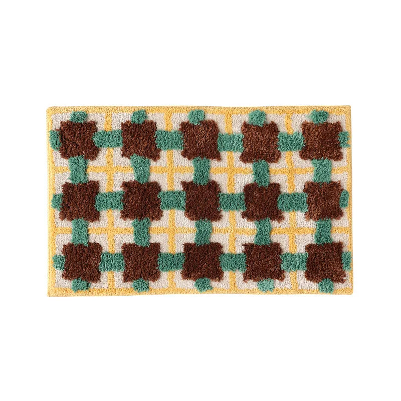 VIKAMA karierte Bodenmatte, ru – Home Textiles Plaid Bewertung und Preis