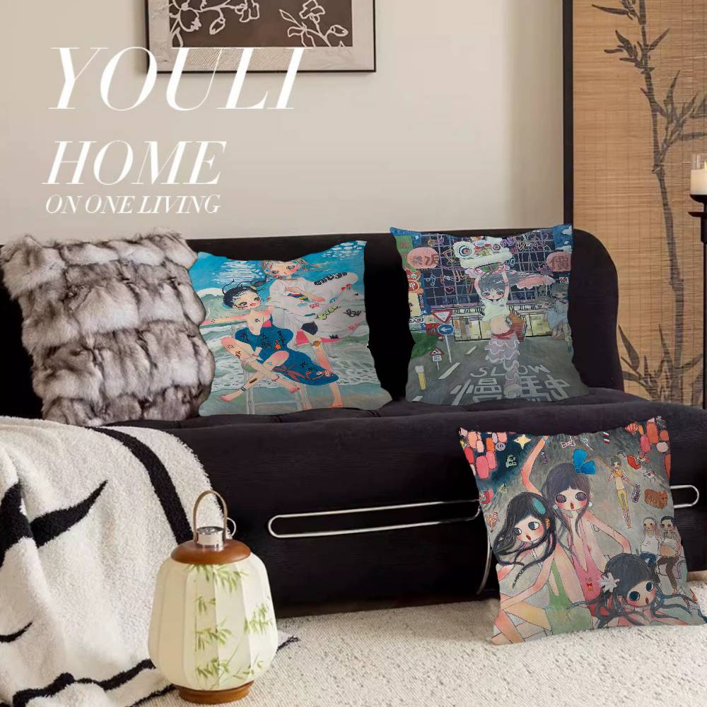 Aya Takano Cartoon Artwork Ani – Aya Home Textiles Bewertung und Preis