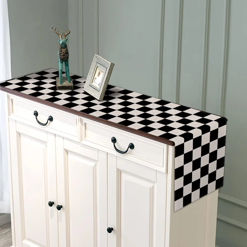 Neue geometrische Leinen gestr – Home Textiles Plaid Bewertung und Preis