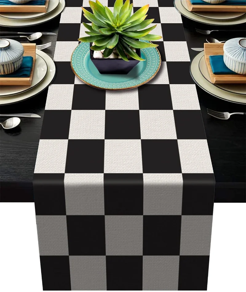Neue geometrische Leinen gestr – Home Textiles Plaid Bewertung und Preis