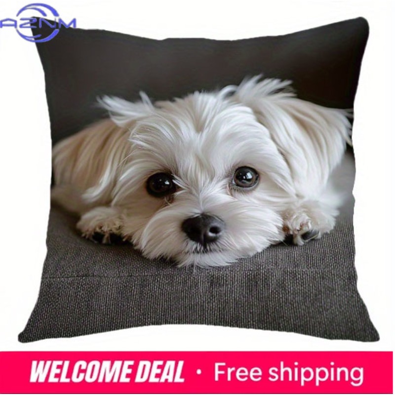 Kissenbezüge mit Malteser-Hund – Home Textiles Photos Bewertung und Preis