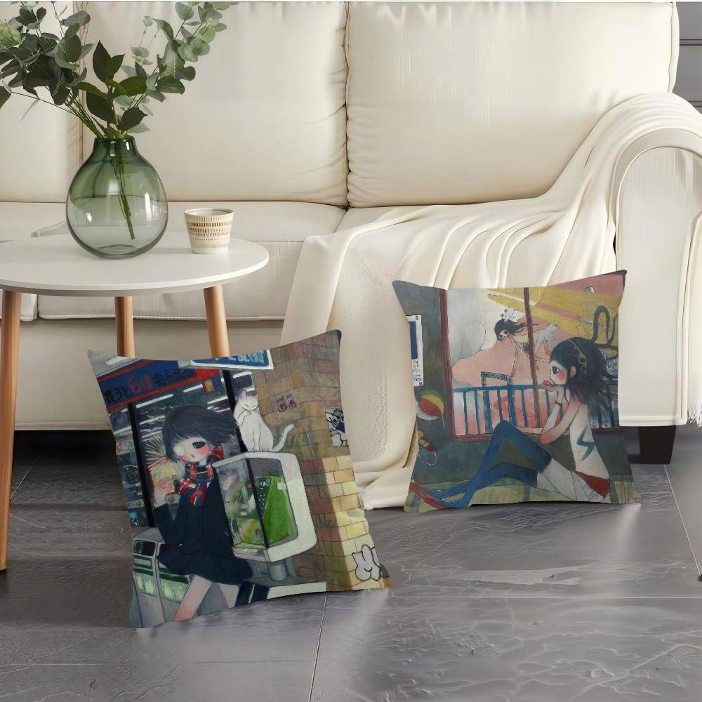 Art Aya Takano Mädchen-Kissen, – Aya Home Textiles Bewertung und Preis