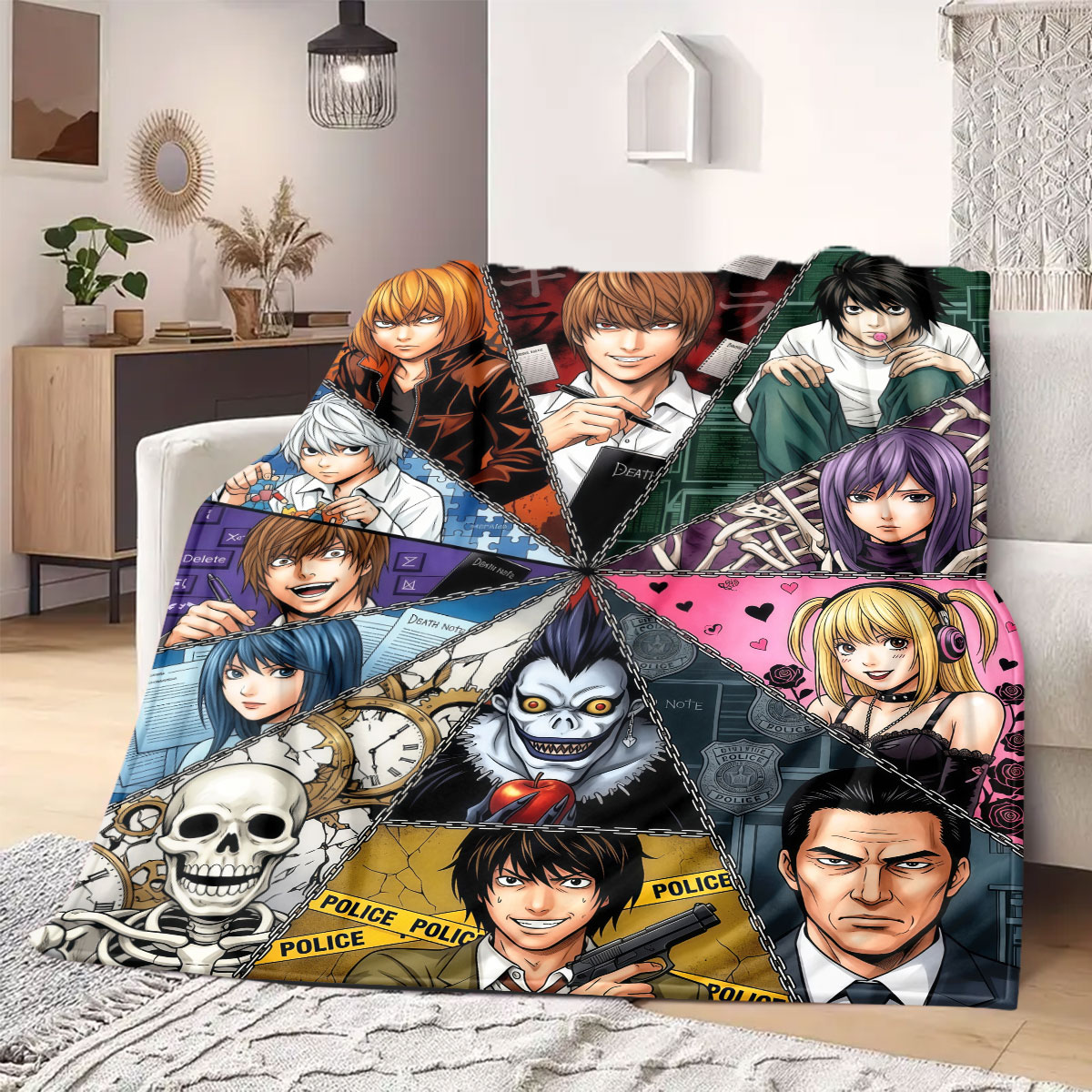 Death Note Grand Cartoon-Flane – Home Textiles Notes Bewertung und Preis