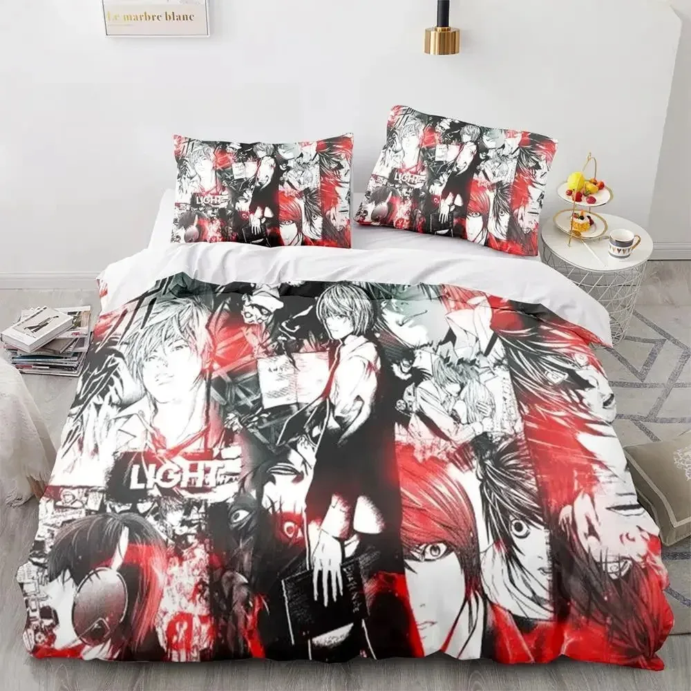 Death Note 3D-Druck Anime Bequ – Home Textiles Notes Bewertung und Preis